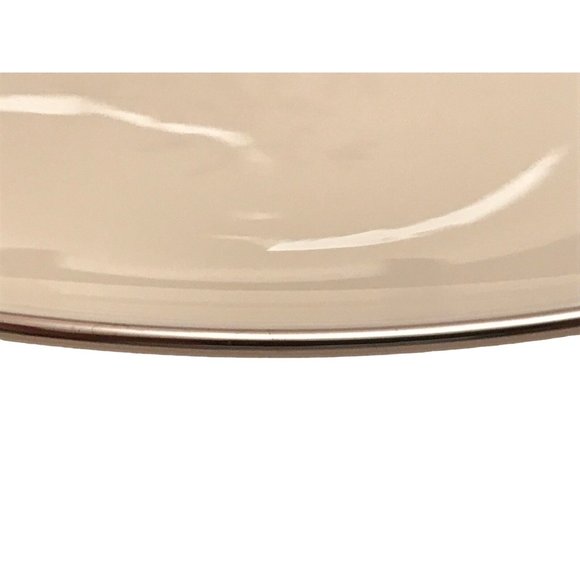 Lenox China Princess Pattern Pair 10.5" Dinner Plates X516 Platinum Band - Picture 6 of 8